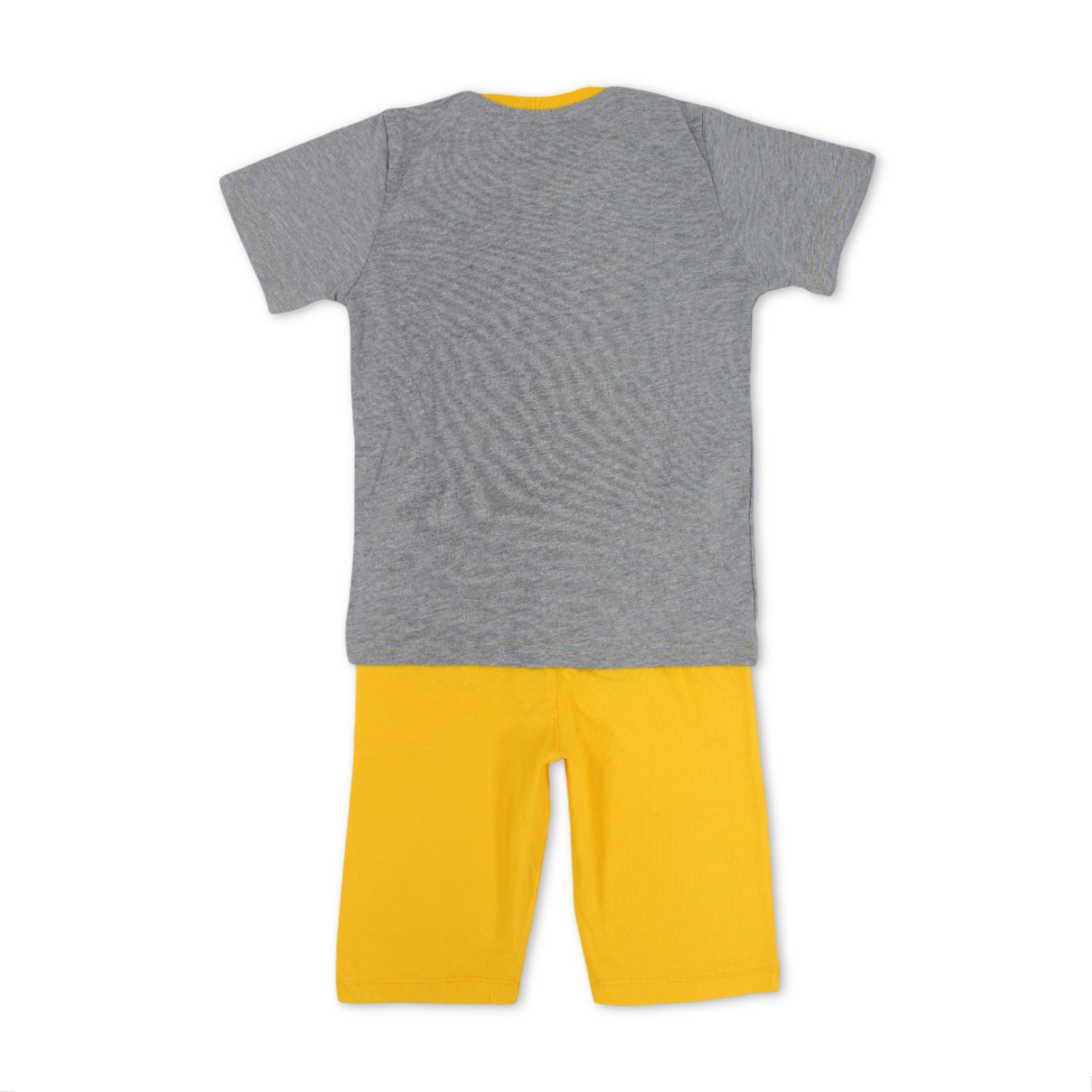 Boys Cotton Pajama – Grey & Yellow with Olaf Print