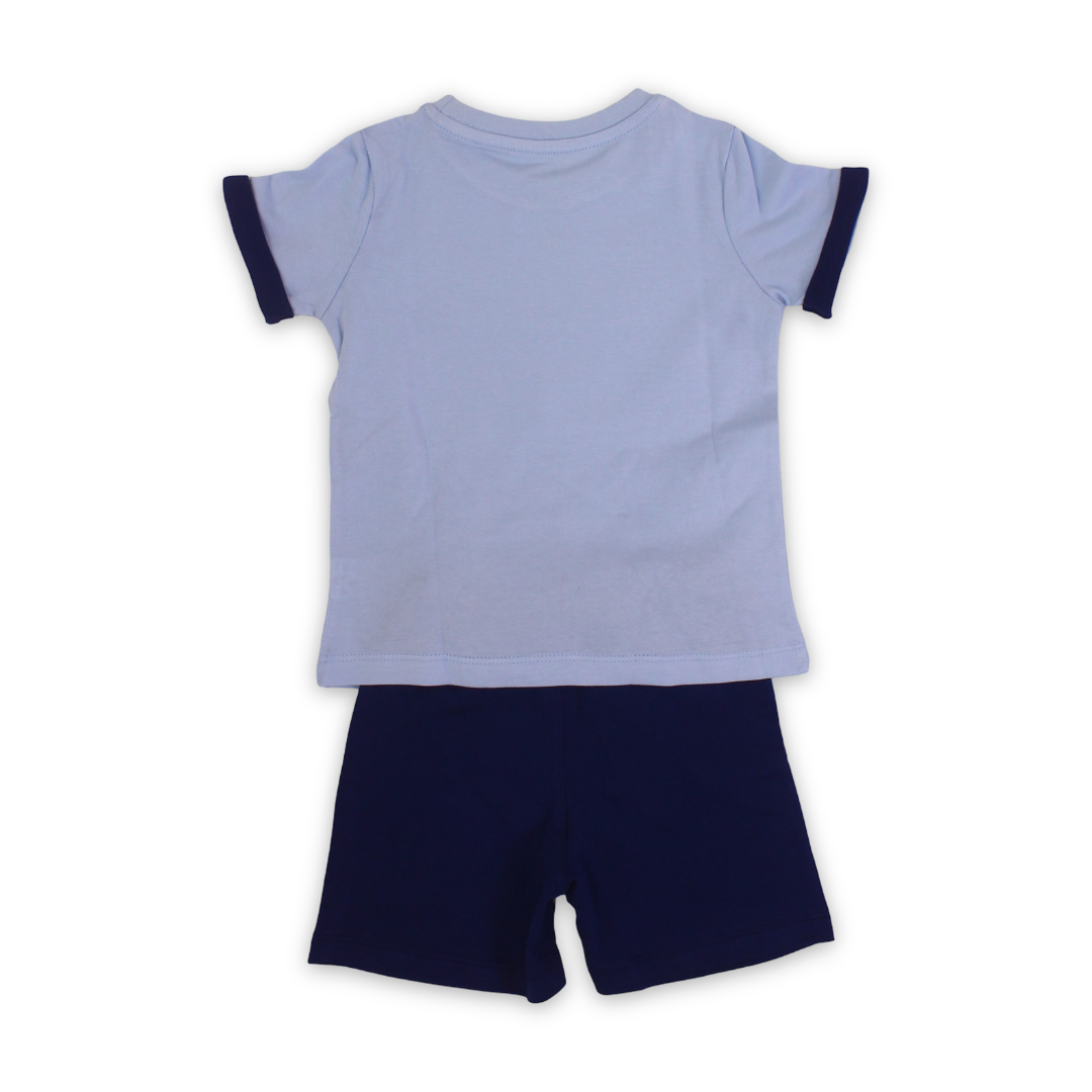 Baby Boys Cotton Pajama – Pooh & Tigger Print
