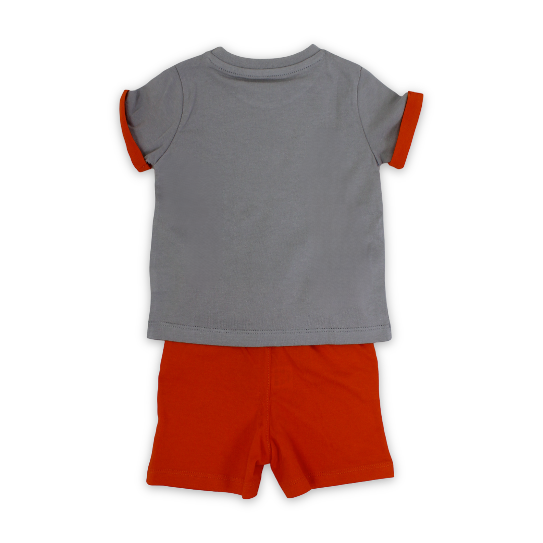 Baby Boys Cotton Pajama – Pooh & Tigger Print