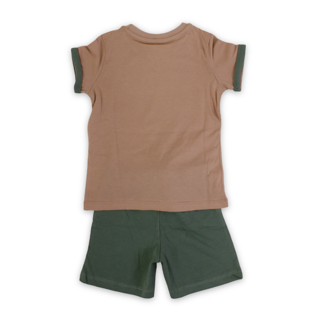 Baby Boys Cotton Pajama – Pooh & Tigger Print