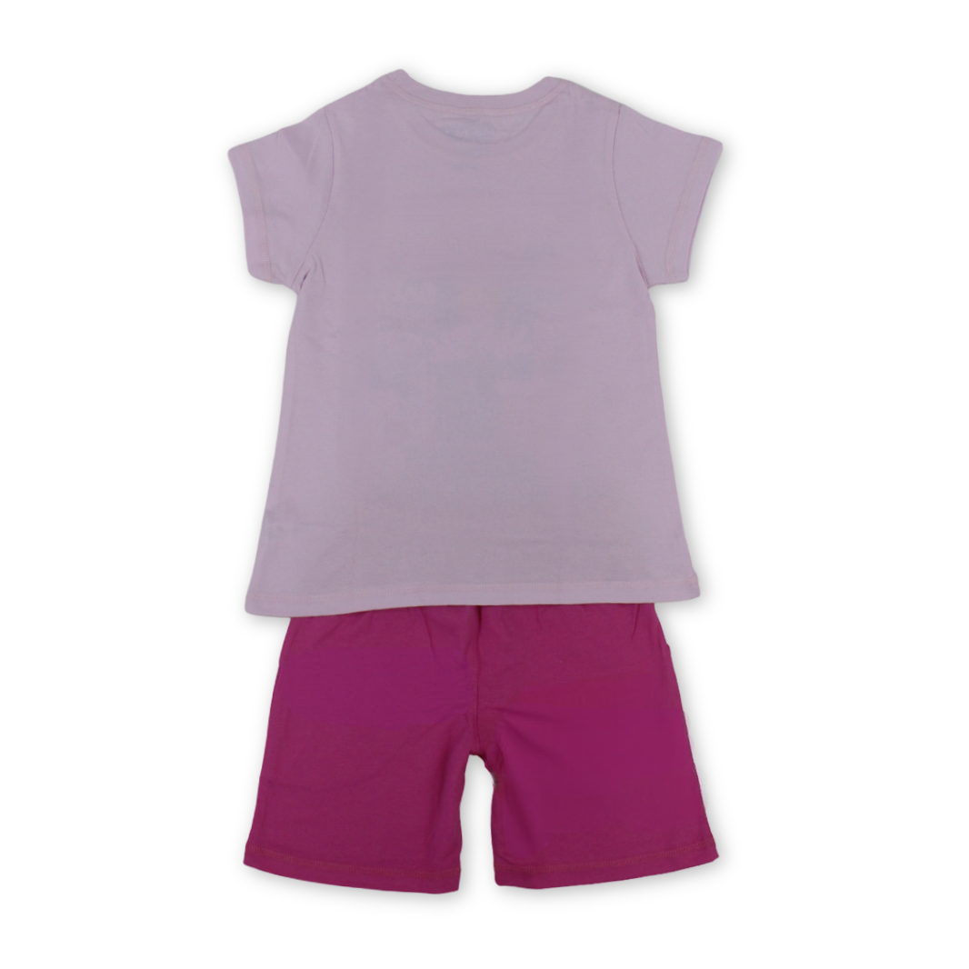 Girls Cotton Pajama –  Minnie Mouse & Daisy Print