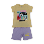 Girls Cotton Pajama –  Minnie Mouse & Daisy Print