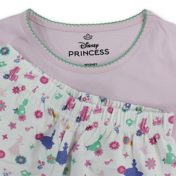 Girls Cotton Pajama – Princess Print