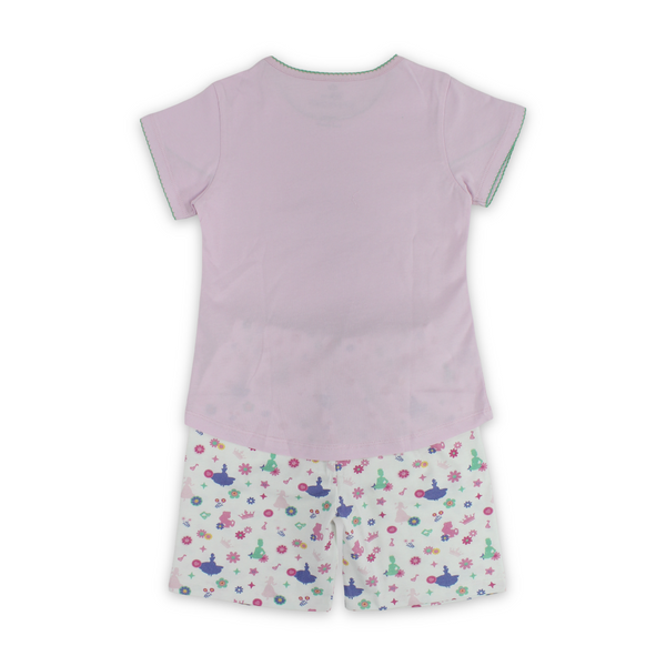 Girls Cotton Pajama – Princess Print