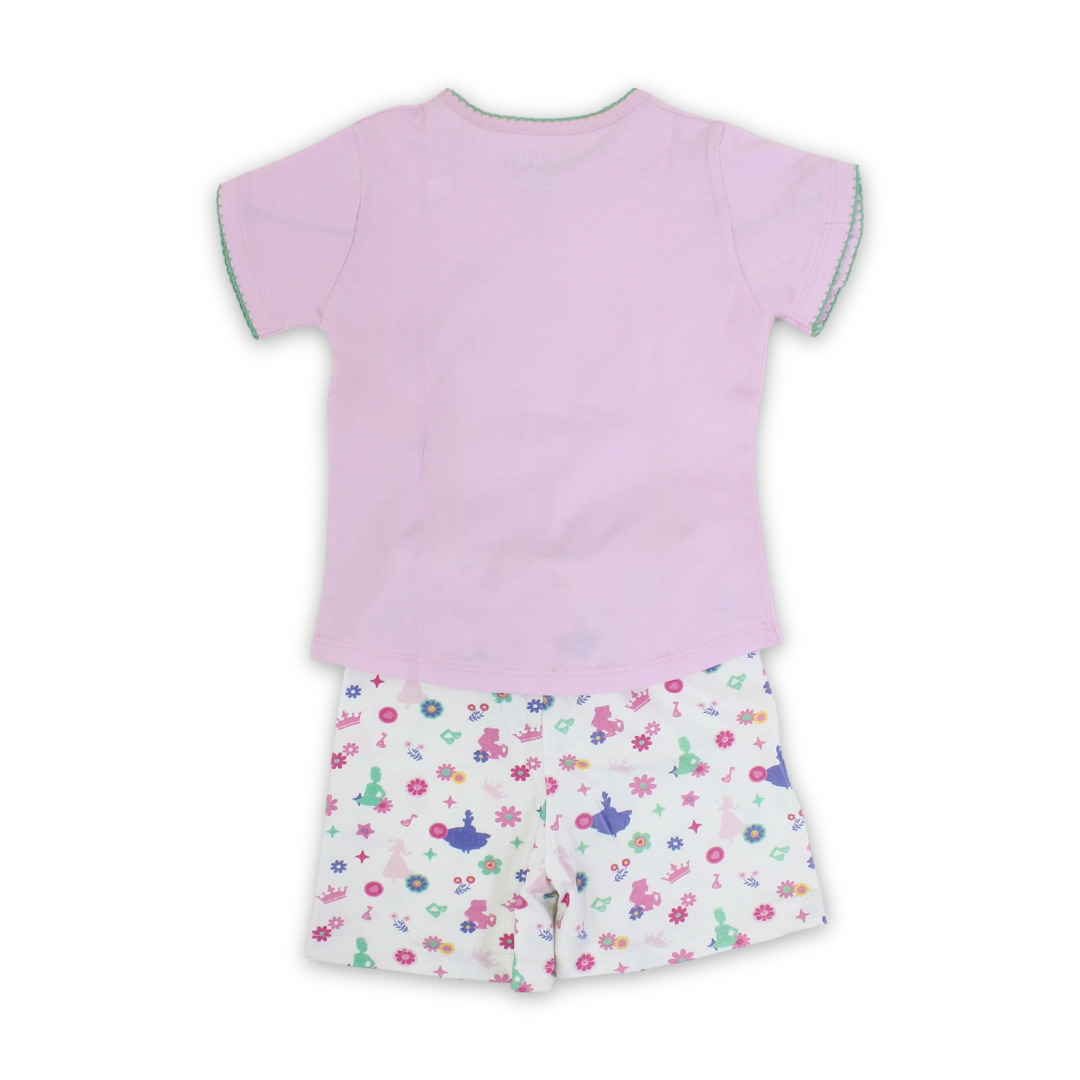 Baby Girls Cotton Pajama – Princess Print