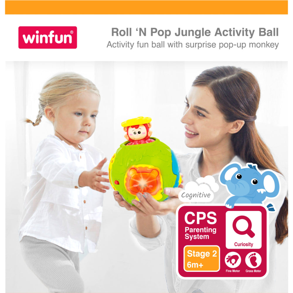 WinFun Roll N' Pop Jungle Activity Ball