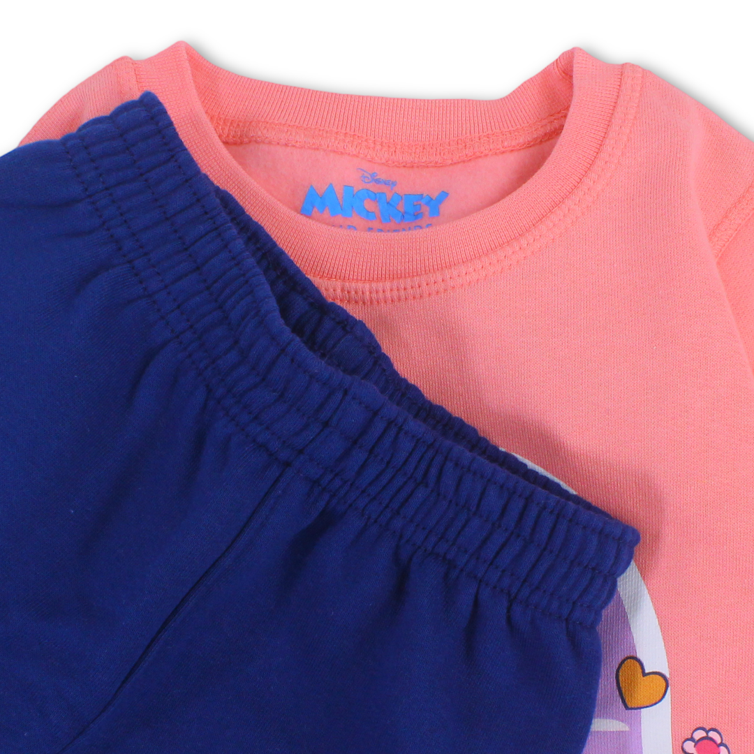 Girls Cotton Pajama – Minnie Mouse and Daisy Duck Print