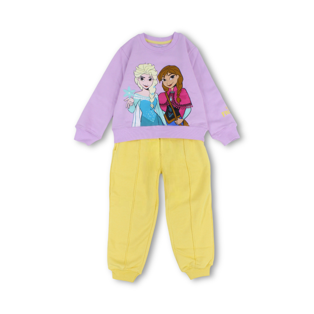 Girls Cotton Pajama – Frozen Print