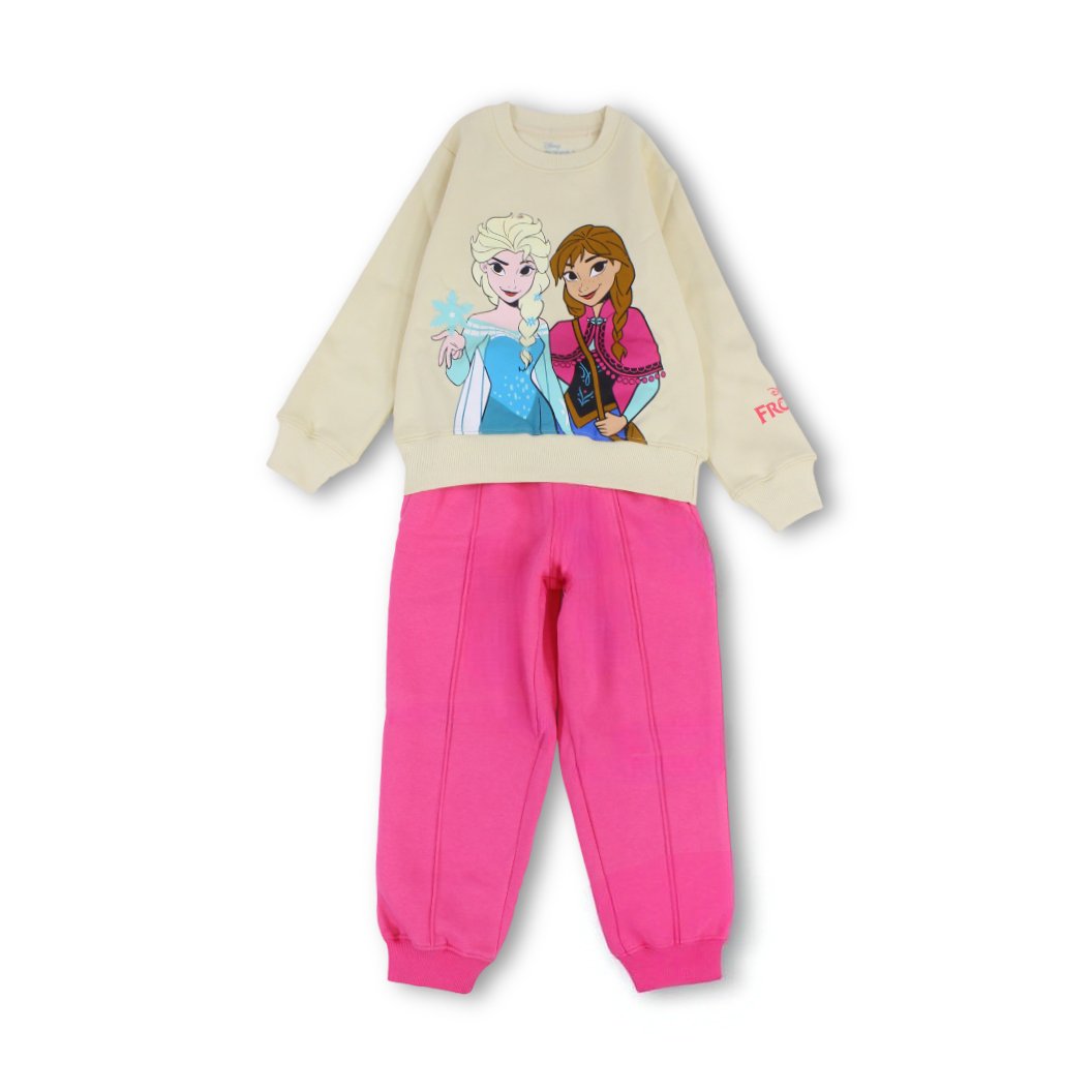 Girls Cotton Pajama – Frozen Print