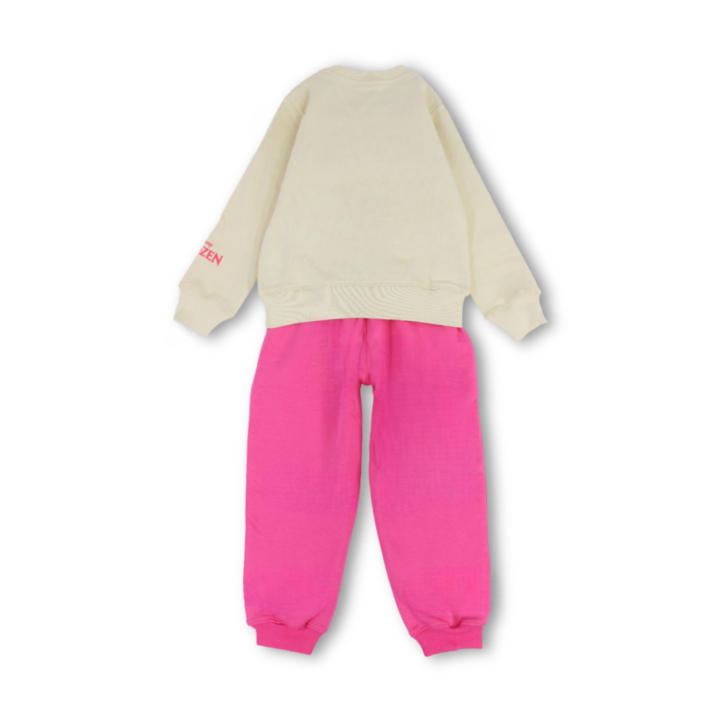 Girls Cotton Pajama – Frozen Print