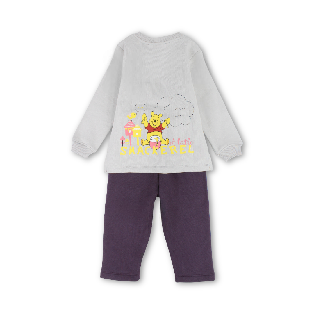 Baby Girls Cotton Pajama Set – Pooh Design