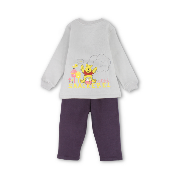 Baby Girls Cotton Pajama Set – Pooh Design