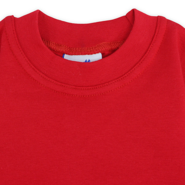 Unisex Cotton Half Collar – Red
