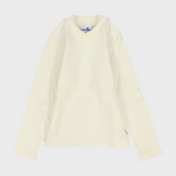 Unisex Plain Half-Collar Long-Sleeved Undershirt