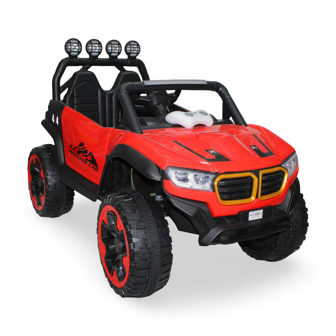 Electric Ride On Jeep Battery Powered with 2 Motors – Red