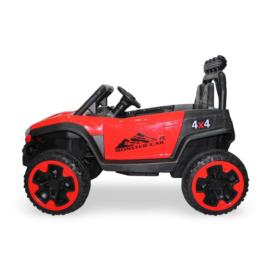 Electric Ride On Jeep Battery Powered with 2 Motors – Red