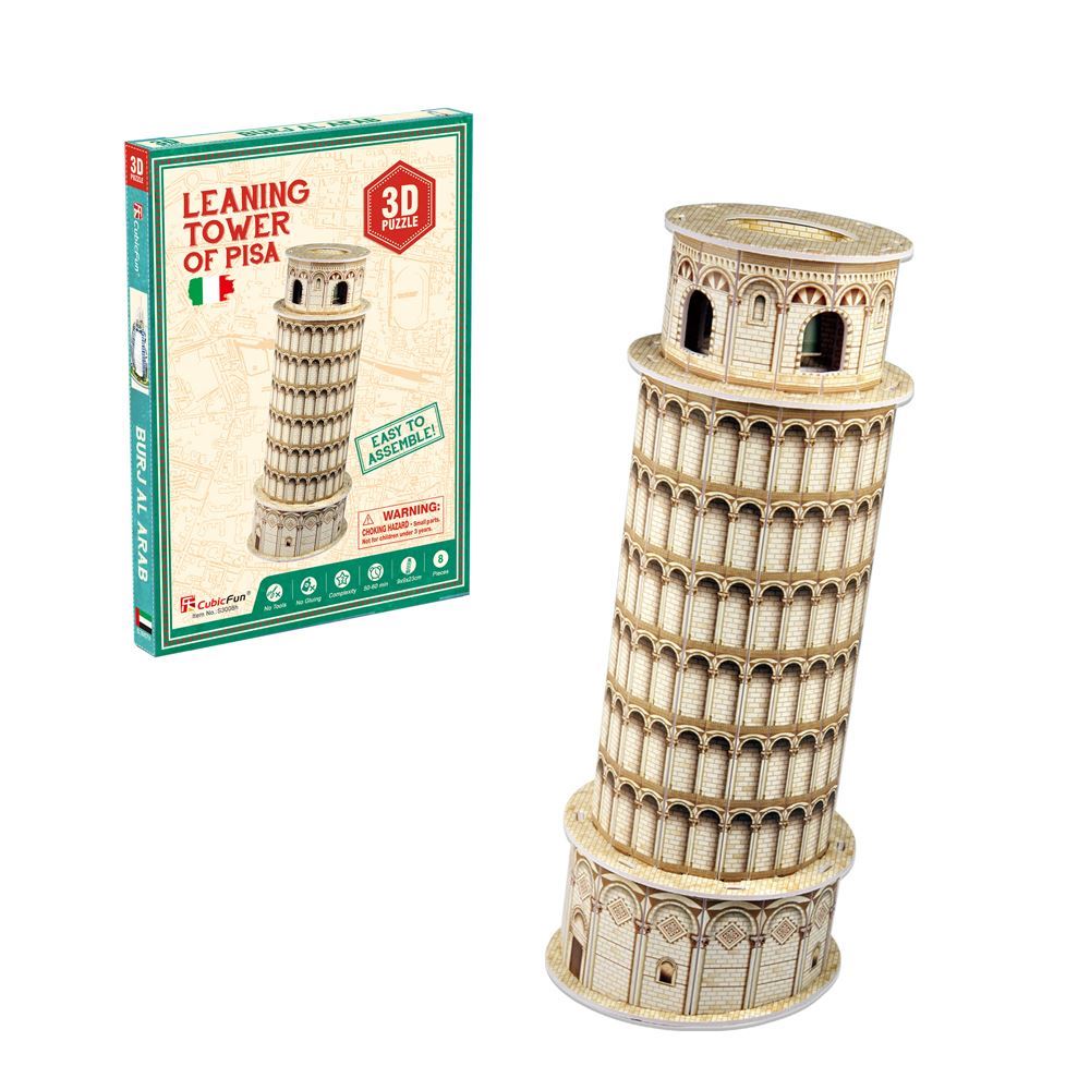 CubicFun 3D Puzzle of Leaning Tower of Pisa - Toys