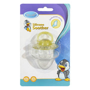 True Gold Silicone Pacifier Case with Chain – Yellow