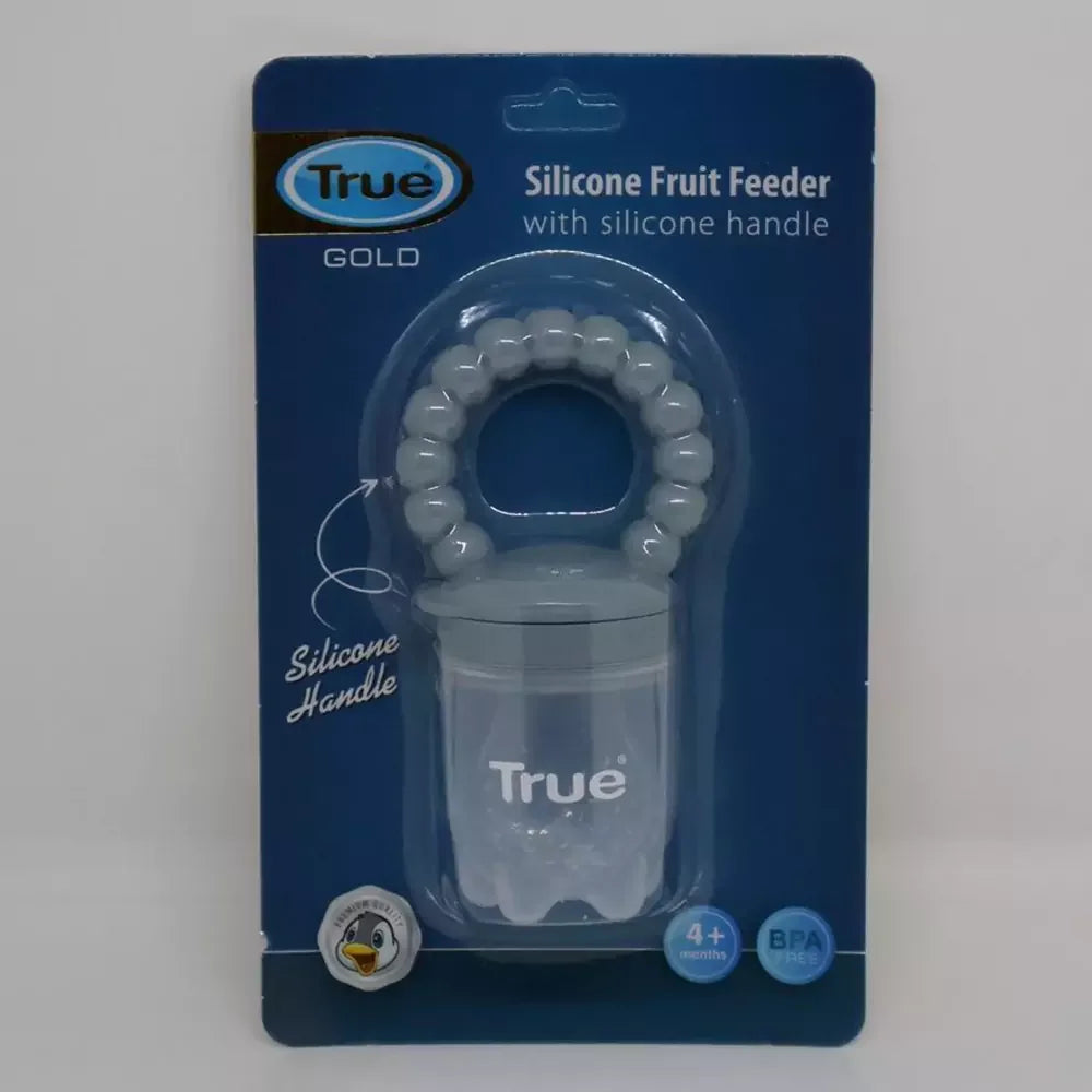 True Gold Silicone Food Feeder with Handle