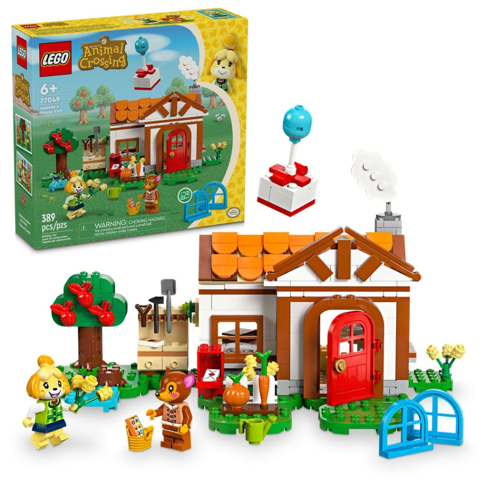 Lego Animal Crossing Isabelle's House Visit Building Set
