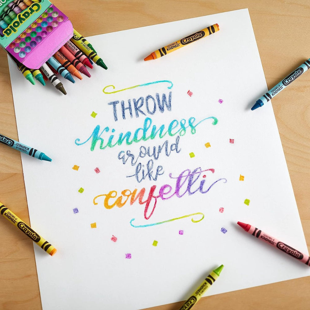 Crayola Colors of Kindness Crayons – 24 Colors