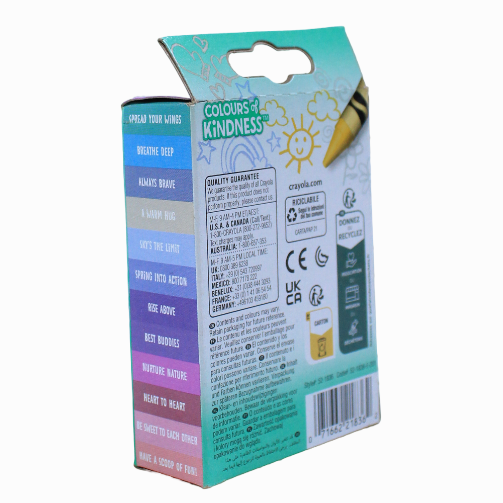 Crayola Colors of Kindness Crayons – 24 Colors