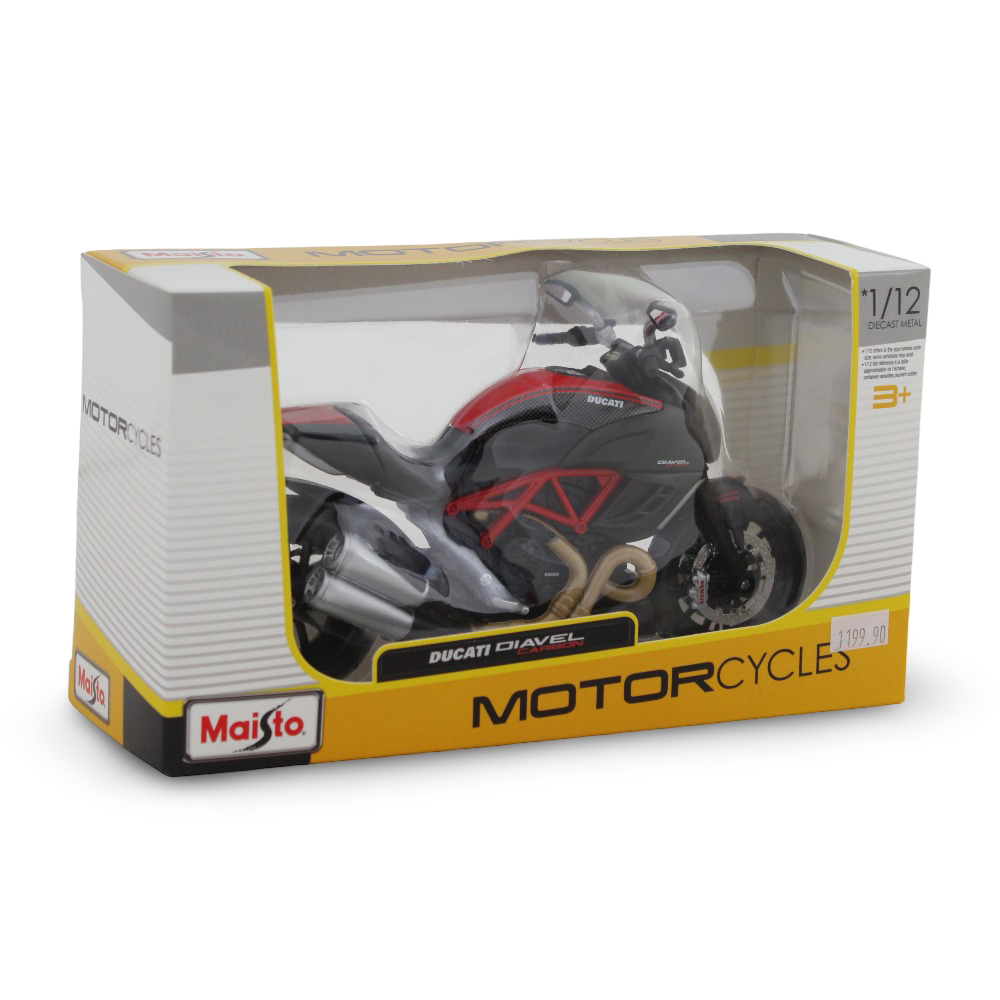 Maisto 1:12 Scale Ducati Diavel Carbon Motorcycle