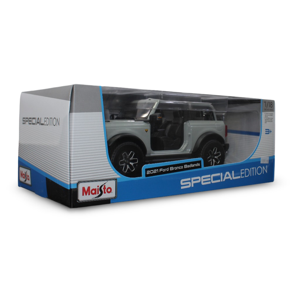 Maisto Special Edition 1:18 Scale 2021 Ford Bronco Badlands