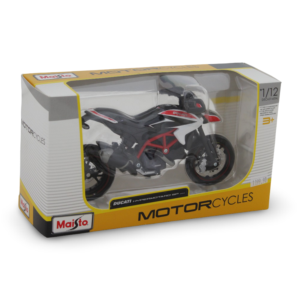 Maisto 1:12 Scale 2013 Ducati Hypermotard SP Motorcycle