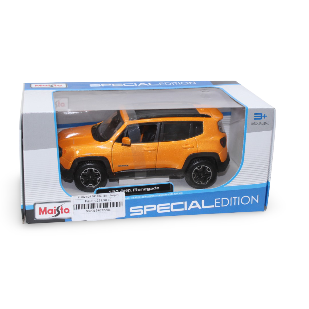 Maisto Special Edition 1:24 Scale Jeep Renegade