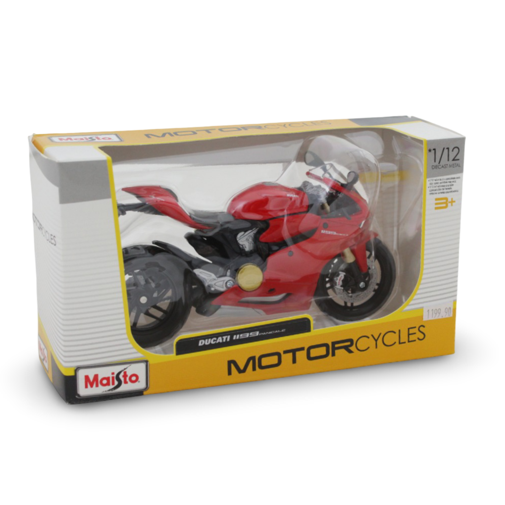 Maisto 1:12 Scale 1199 Ducati Panigale Die-Cast Motorcycle