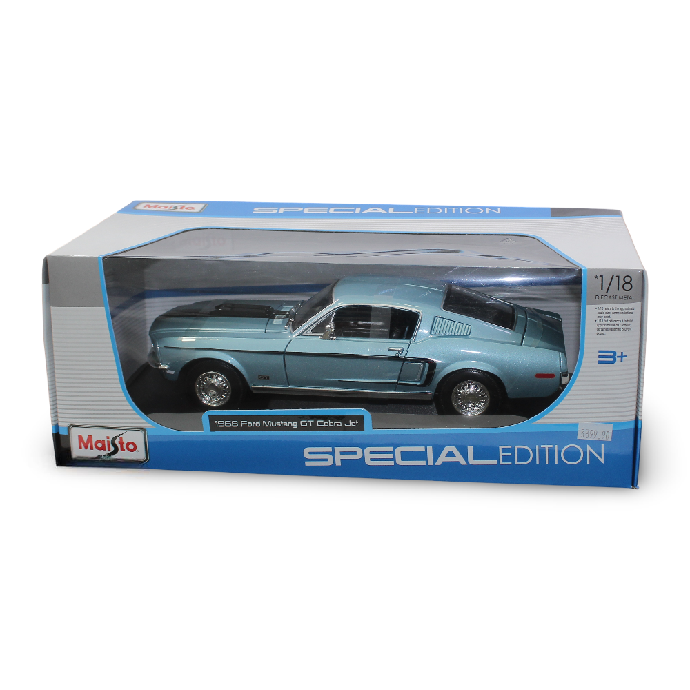 Maisto Special Edition 1:18 Scale 1968 Ford Mustang GT Cobra Jet