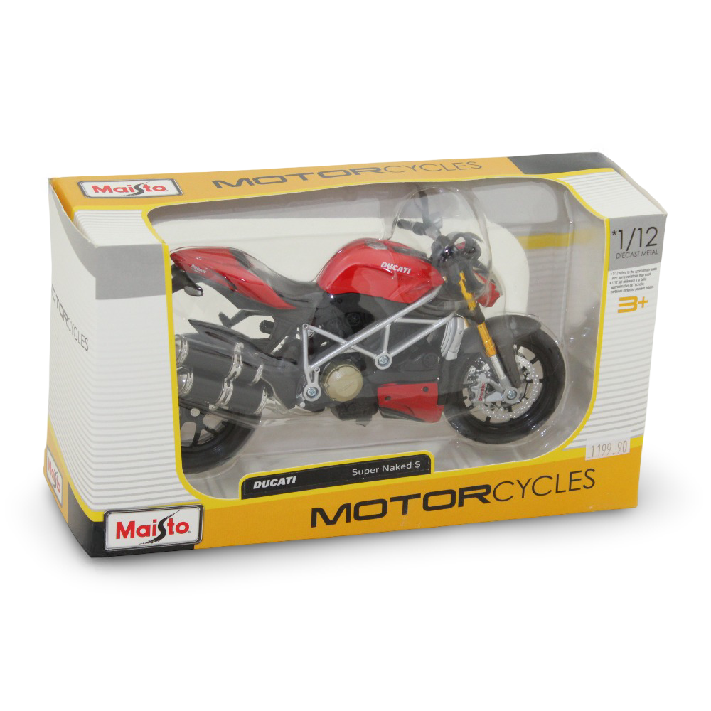 Maisto 1:12 Scale Ducati Super Naked S Motorcycle