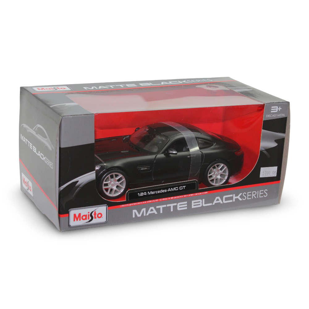 Maisto 1:24 Scale Mercedes-Benz AMG GT in a Matte Black Series