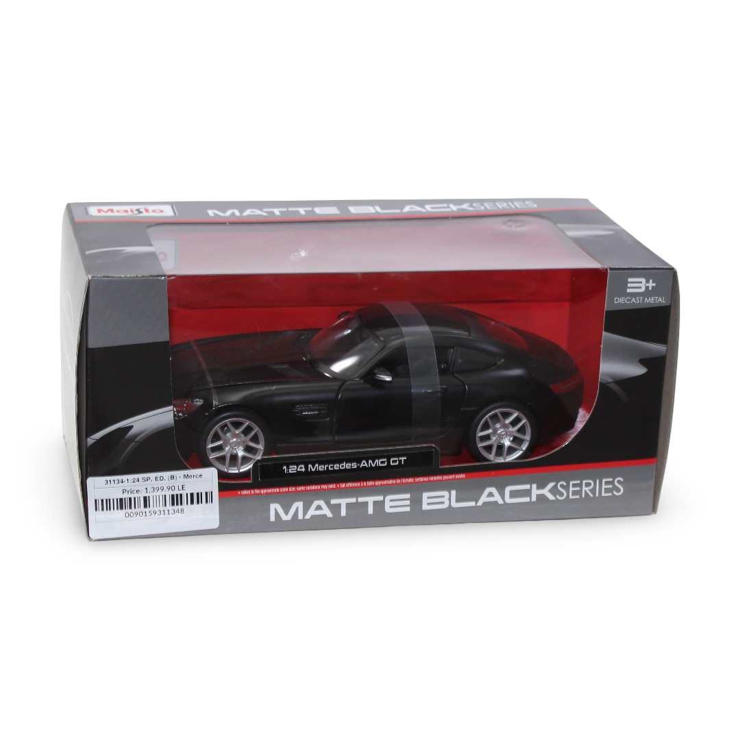 Maisto 1:24 Scale Mercedes-Benz AMG GT in a Matte Black Series