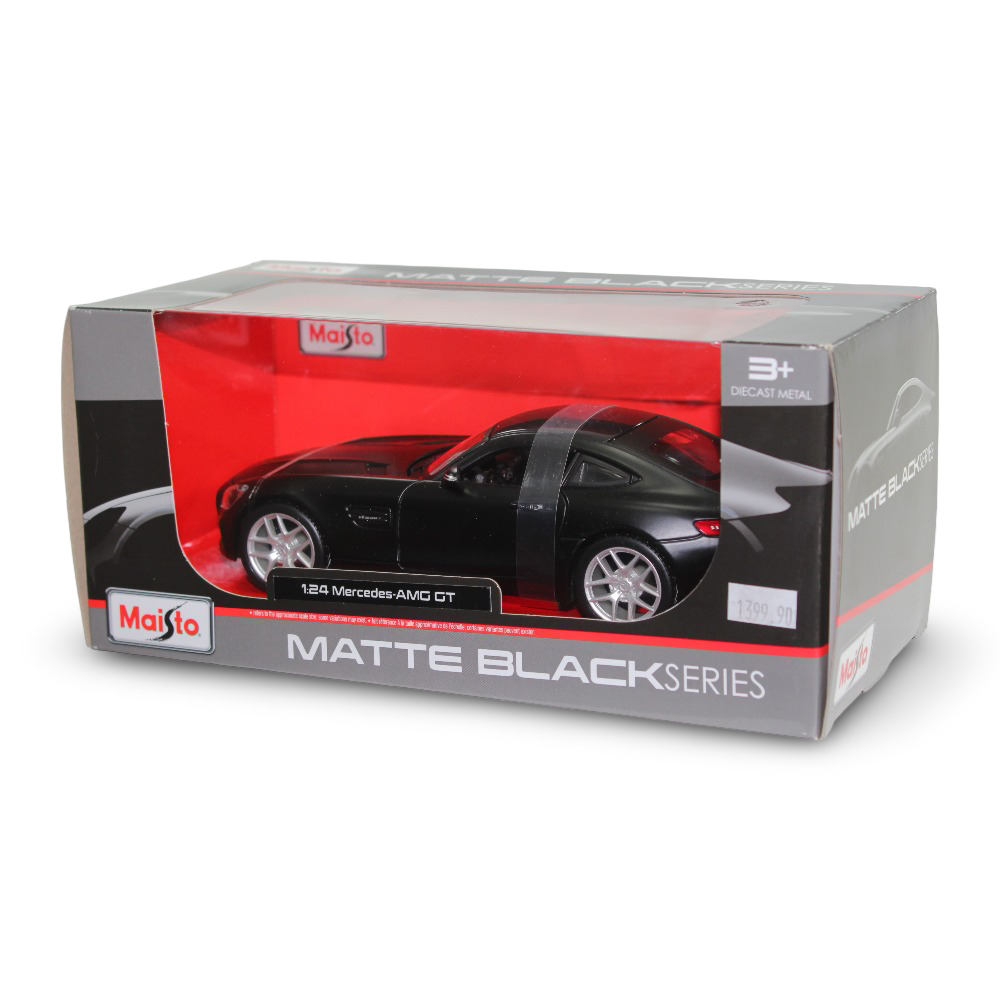 Maisto 1:24 Scale Mercedes-Benz AMG GT in a Matte Black Series