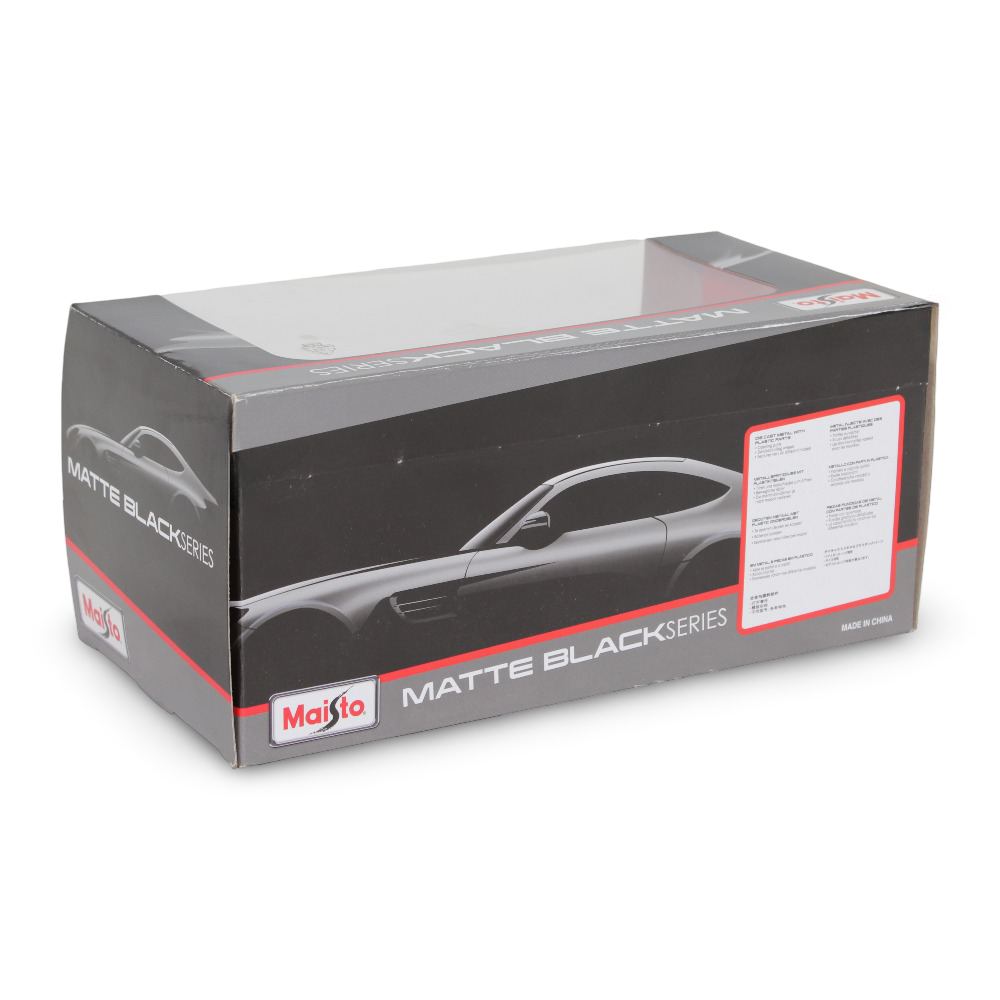 Maisto 1:24 Scale Mercedes-Benz AMG GT in a Matte Black Series