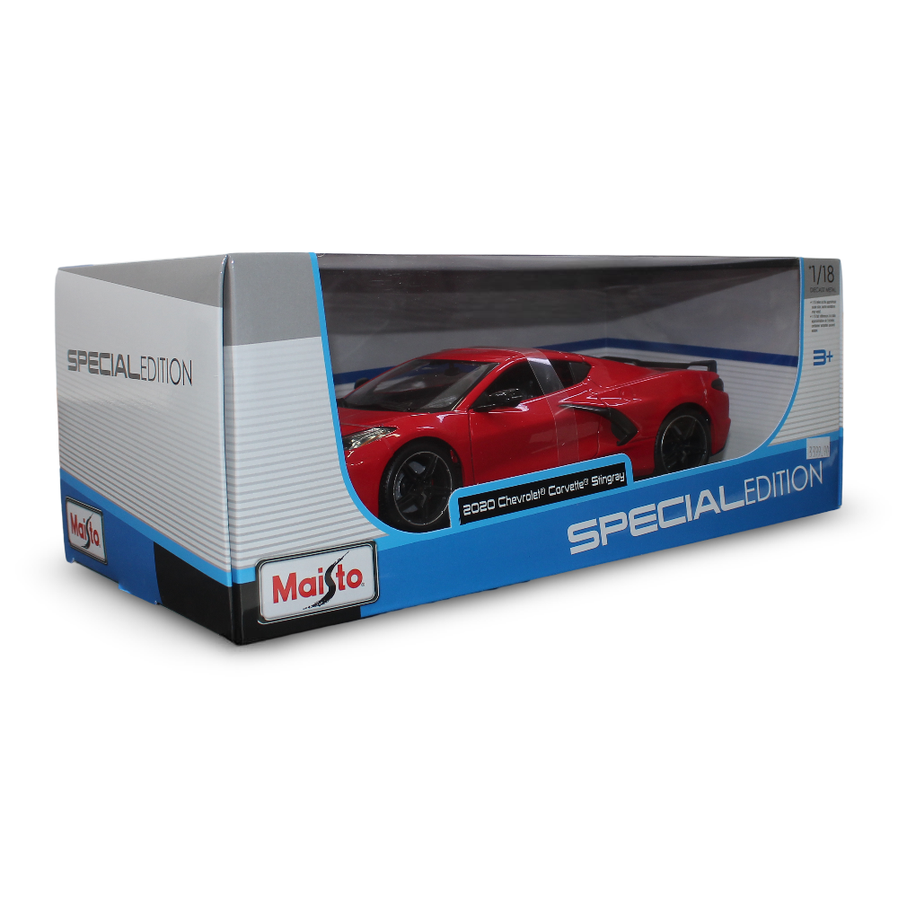 Maisto 2020 Chevrolet Corvette Stingray Coupe Z51 Die-Cast Model – 1:18 Scale