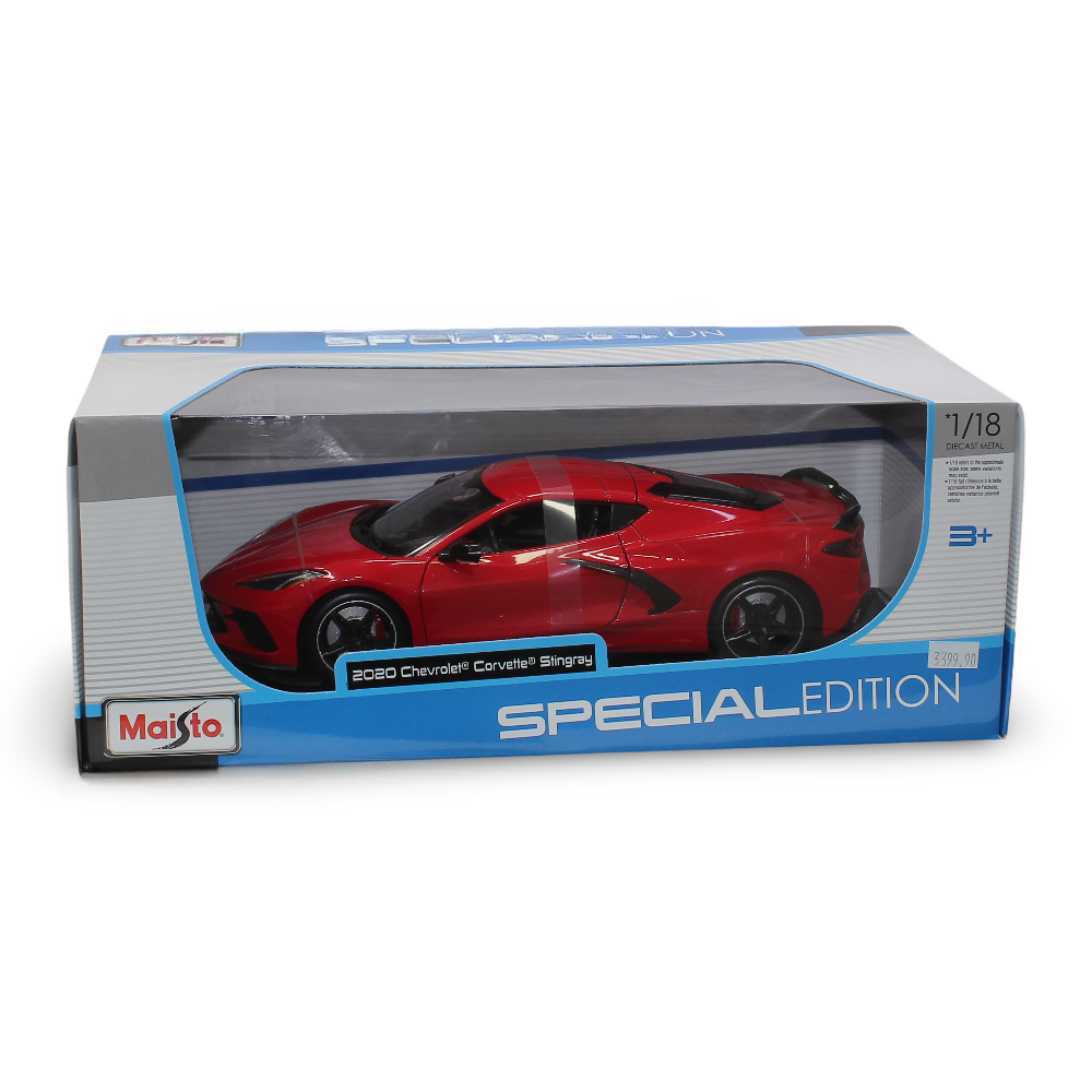 Maisto 2020 Chevrolet Corvette Stingray Coupe Z51 Die-Cast Model – 1:18 Scale
