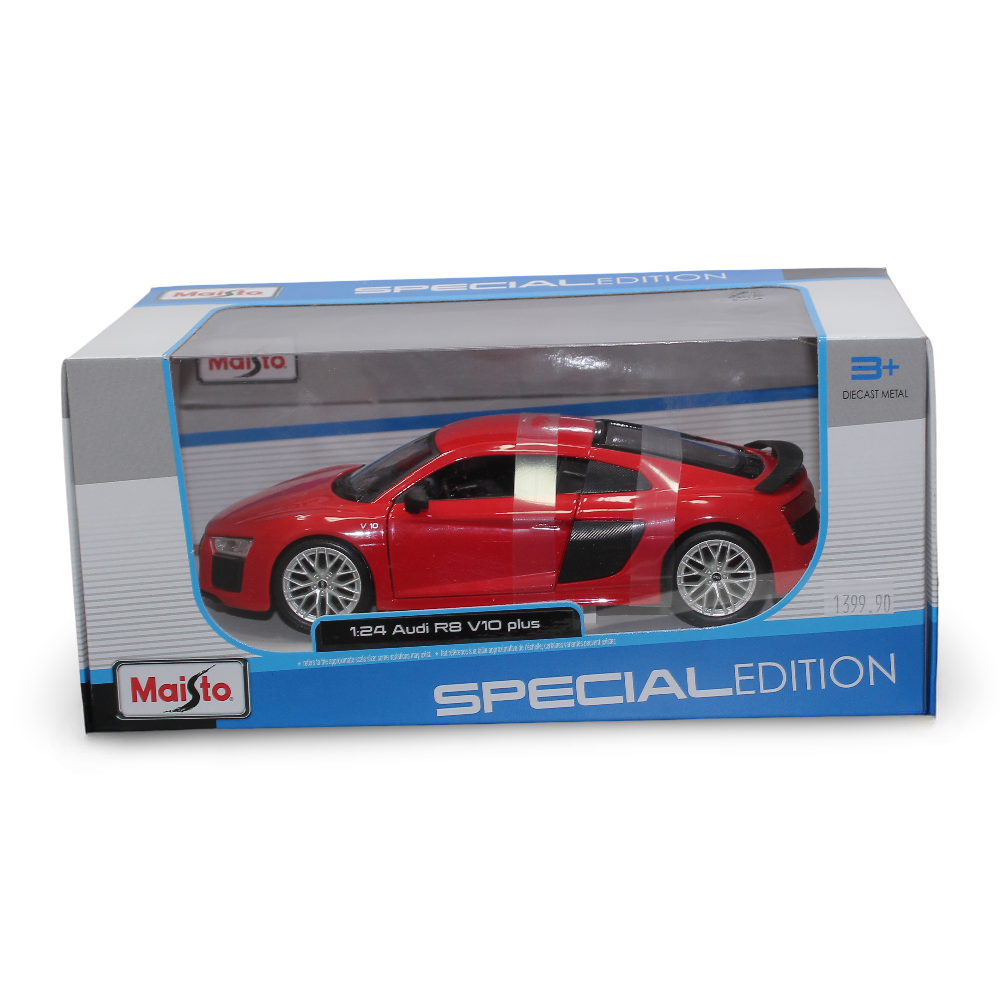 Maisto Audi R8 V10 Plus Die-Cast Model – 1:24 Scale