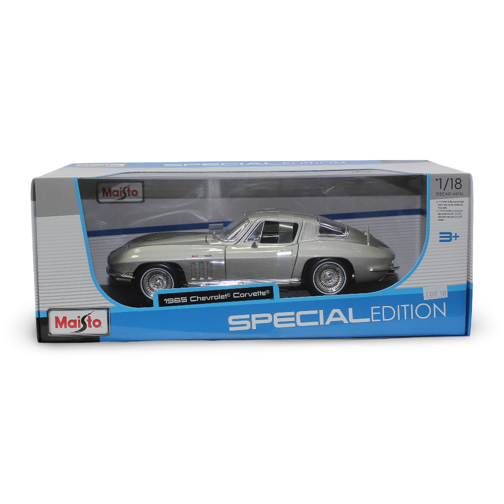 Maisto 1965 Chevrolet Corvette Die-Cast Model – 1:18 Scale