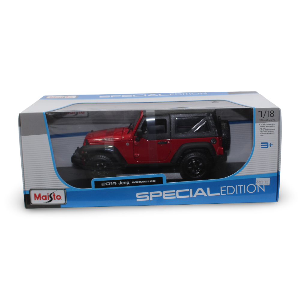 Maisto 2014 Jeep Wrangler Die-Cast Model – 1:18 Scale