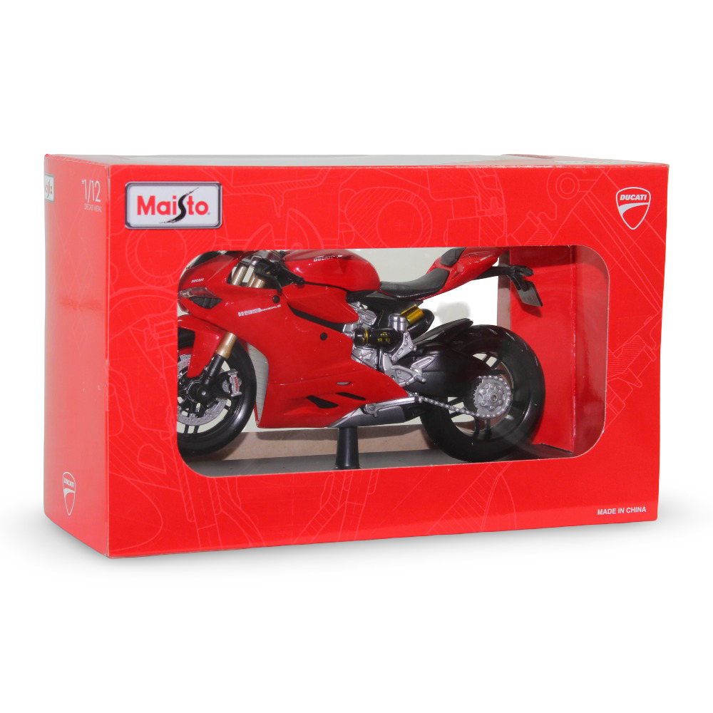 Maisto Ducati 1199 Panigale Die-Cast Motorcycle with Stand – 1:12 Scale