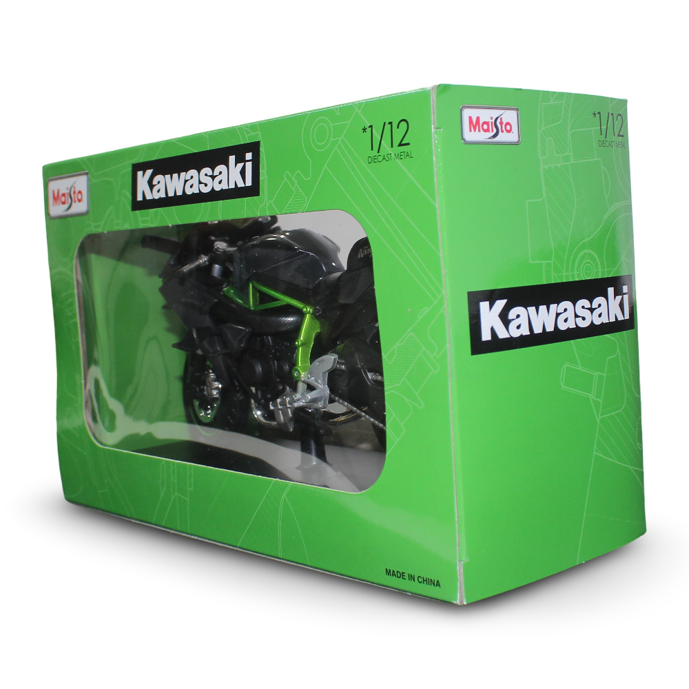 Maisto Kawasaki Ninja H2 R Die-Cast Motorcycle with Stand – 1:12 Scale