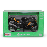 Maisto 2022 Suzuki Hayabusa Die-Cast Motorcycle with Stand – 1:12 Scale