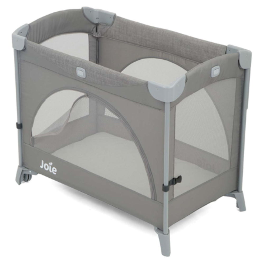 Joie Kubbie Sleep Compact Travel Cot – Foggy Grey