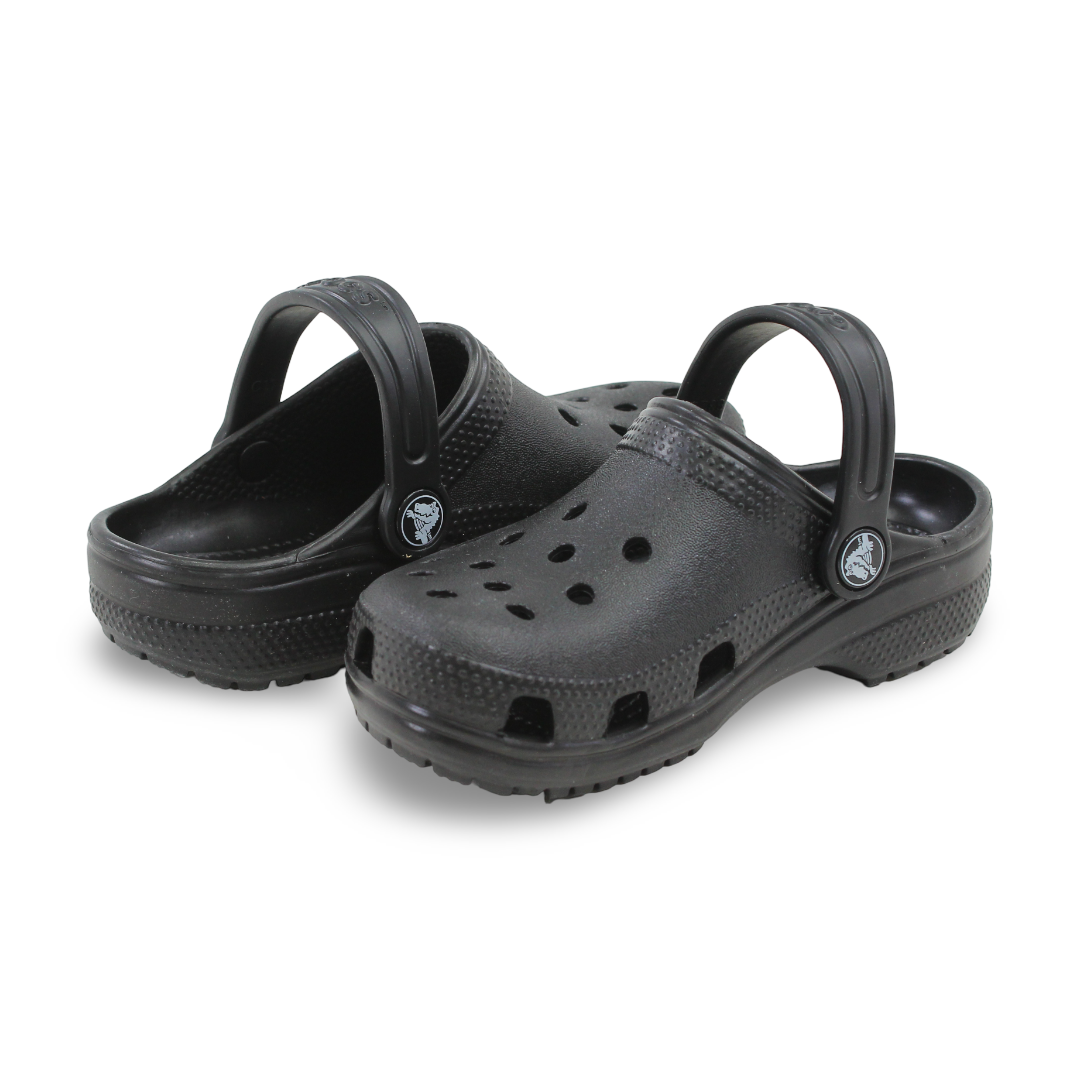 Unisex Rubber Classic Crocs – Black