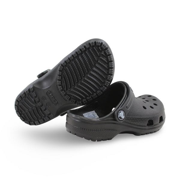 Unisex Rubber Classic Crocs – Black