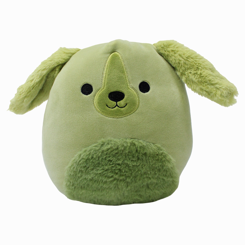 Squishmallows 7.5-Inches Fantasy Squad – Green Retriever with Fuzzy Belly Brad