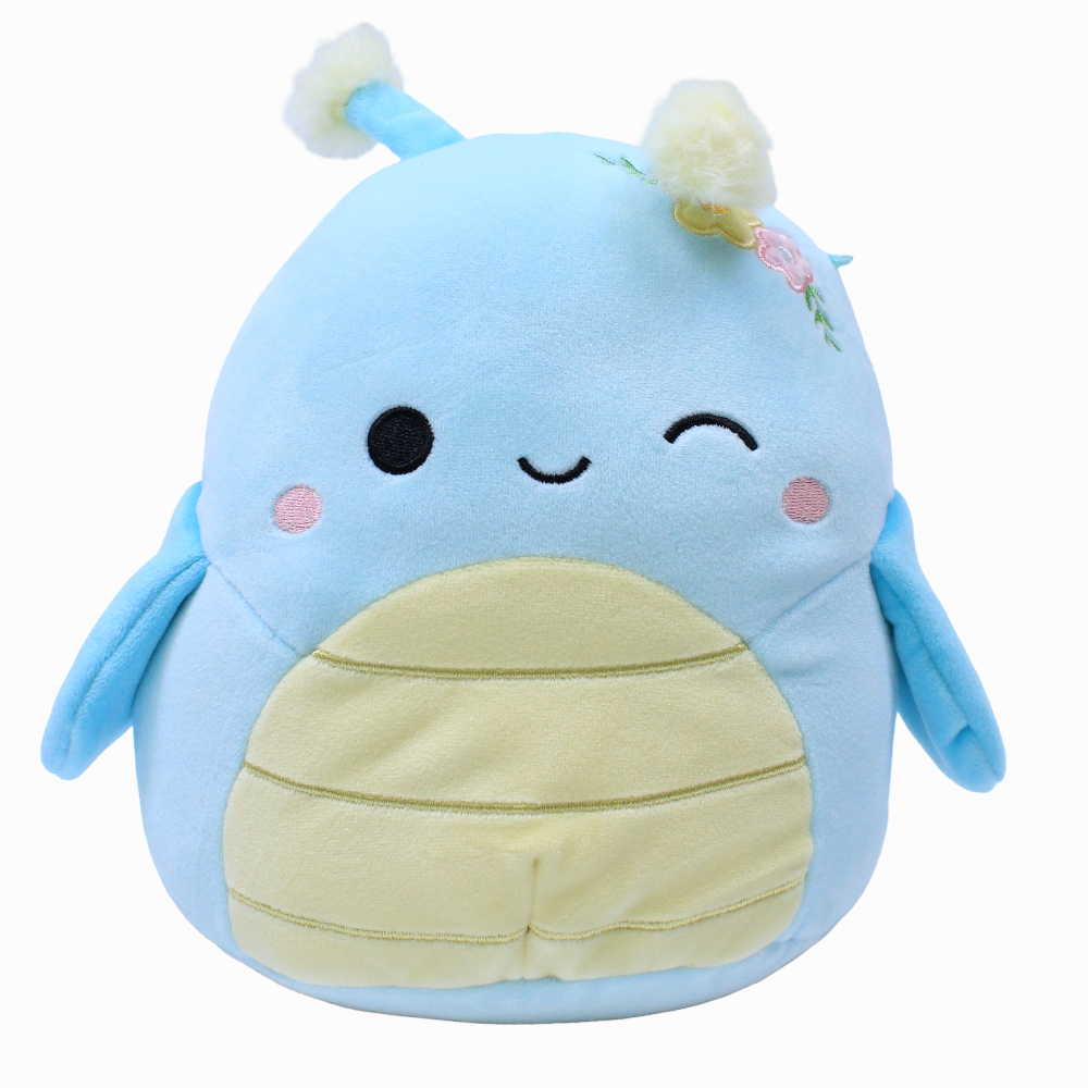 Squishmallows 7.5-Inch Style Squad – Turquoise Grasshopper Giles